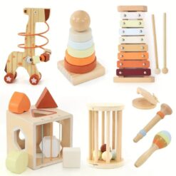 Toddler Adventure 8-in-1 Wooden Learning Set