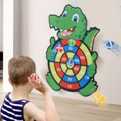 Dinosaur Dart Board Game with Sticky Balls